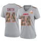 Women's Brashard Smith Kansas City Chiefs ＃24 Game Gray Atmosphere Fashion Super Bowl LIX Jersey