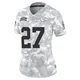 Women's Chamarri Conner Kansas City Chiefs ＃27 Limited Arctic Camo 2024 Salute to Service Jersey