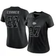 Women's Chamarri Conner Kansas City Chiefs ＃27 Limited Black Reflective Jersey