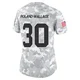 Women's Chris Roland-Wallace Kansas City Chiefs ＃30 Limited Arctic Camo 2024 Salute to Service Jersey