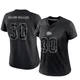 Women's Chris Roland-Wallace Kansas City Chiefs ＃30 Limited Black Reflective Jersey