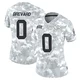 Women's Cole Brevard Kansas City Chiefs ＃0 Limited Arctic Camo 2024 Salute to Service Jersey