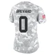 Women's Cole Brevard Kansas City Chiefs ＃0 Limited Arctic Camo 2024 Salute to Service Jersey