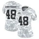 Women's Cole Christiansen Kansas City Chiefs ＃48 Limited Arctic Camo 2024 Salute to Service Jersey