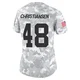 Women's Cole Christiansen Kansas City Chiefs ＃48 Limited Arctic Camo 2024 Salute to Service Jersey