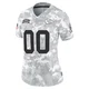 Women's Custom Kansas City Chiefs ＃00 Limited Arctic Camo 2024 Salute to Service Jersey
