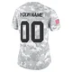 Women's Custom Kansas City Chiefs ＃00 Limited Arctic Camo 2024 Salute to Service Jersey