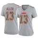 Women's Cyrus Allen Kansas City Chiefs ＃13 Game Gray Atmosphere Fashion Jersey