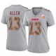 Women's Cyrus Allen Kansas City Chiefs ＃13 Game Gray Atmosphere Fashion Super Bowl LIX Jersey