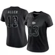 Women's Cyrus Allen Kansas City Chiefs ＃13 Limited Black Reflective Jersey