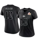 Women's Cyrus Allen Kansas City Chiefs ＃13 Limited Black Reflective Super Bowl LIX Jersey