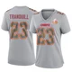 Women's Drue Tranquill Kansas City Chiefs ＃23 Game Gray Atmosphere Fashion Super Bowl LIX Jersey