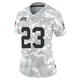 Women's Drue Tranquill Kansas City Chiefs ＃23 Limited Arctic Camo 2024 Salute to Service Jersey