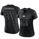 Women's Drue Tranquill Kansas City Chiefs ＃23 Limited Black Reflective Jersey