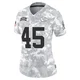 Women's Eric Scott Jr. Kansas City Chiefs ＃45 Limited Arctic Camo 2024 Salute to Service Jersey