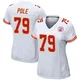 Women's Esa Pole Kansas City Chiefs ＃79 Game White Jersey