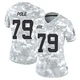 Women's Esa Pole Kansas City Chiefs ＃79 Limited Arctic Camo 2024 Salute to Service Jersey