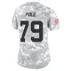 Women's Esa Pole Kansas City Chiefs ＃79 Limited Arctic Camo 2024 Salute to Service Jersey