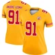 Women's Felix Anudike-Uzomah Kansas City Chiefs ＃91 Legend Gold Inverted Jersey