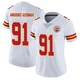 Women's Felix Anudike-Uzomah Kansas City Chiefs ＃91 Limited White Vapor Untouchable Jersey