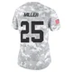 Women's Glendon Miller Kansas City Chiefs ＃25 Limited Arctic Camo 2024 Salute to Service Jersey