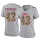 Women's Jack Cochrane Kansas City Chiefs ＃43 Game Gray Atmosphere Fashion Jersey