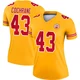 Women's Jack Cochrane Kansas City Chiefs ＃43 Legend Gold Inverted Jersey