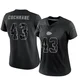 Women's Jack Cochrane Kansas City Chiefs ＃43 Limited Black Reflective Jersey