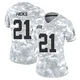 Women's Jaden Hicks Kansas City Chiefs ＃21 Limited Arctic Camo 2024 Salute to Service Jersey