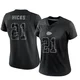 Women's Jaden Hicks Kansas City Chiefs ＃21 Limited Black Reflective Jersey
