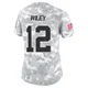 Women's Jared Wiley Kansas City Chiefs ＃12 Limited Arctic Camo 2024 Salute to Service Jersey