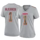 Women's Jerick McKinnon Kansas City Chiefs ＃1 Game Gray Atmosphere Fashion Jersey