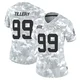 Women's Jerry Tillery Kansas City Chiefs ＃99 Limited Arctic Camo 2024 Salute to Service Jersey