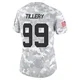 Women's Jerry Tillery Kansas City Chiefs ＃99 Limited Arctic Camo 2024 Salute to Service Jersey