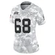 Women's Joey Lombard Kansas City Chiefs ＃68 Limited Arctic Camo 2024 Salute to Service Jersey