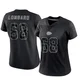 Women's Joey Lombard Kansas City Chiefs ＃68 Limited Black Reflective Jersey