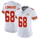 Women's Joey Lombard Kansas City Chiefs ＃68 Limited White Vapor Untouchable Super Bowl LIX Jersey