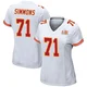 Women's Josh Simmons Kansas City Chiefs ＃71 Game White Super Bowl LIX Jersey