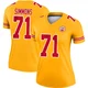 Women's Josh Simmons Kansas City Chiefs ＃71 Legend Gold Inverted Jersey
