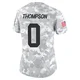 Women's Josh Thompson Kansas City Chiefs ＃0 Limited Arctic Camo 2024 Salute to Service Jersey