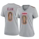 Women's Kaiir Elam Kansas City Chiefs ＃0 Game Gray Atmosphere Fashion Jersey
