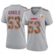 Women's Kam Arnold Kansas City Chiefs ＃53 Game Gray Atmosphere Fashion Super Bowl LIX Jersey