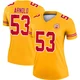Women's Kam Arnold Kansas City Chiefs ＃53 Legend Gold Inverted Jersey