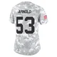 Women's Kam Arnold Kansas City Chiefs ＃53 Limited Arctic Camo 2024 Salute to Service Jersey