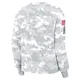 Women's Kansas City Chiefs Arctic Camo 2024 Salute To Service Long Sleeve T-Shirt