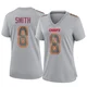 Women's Key'Shawn Smith Kansas City Chiefs ＃8 Game Gray Atmosphere Fashion Jersey