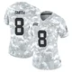 Women's Key'Shawn Smith Kansas City Chiefs ＃8 Limited Arctic Camo 2024 Salute to Service Jersey