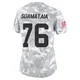 Women's Kingsley Suamataia Kansas City Chiefs ＃76 Limited Arctic Camo 2024 Salute to Service Jersey
