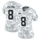 Women's Kristian Fulton Kansas City Chiefs ＃8 Limited Arctic Camo 2024 Salute to Service Jersey