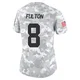 Women's Kristian Fulton Kansas City Chiefs ＃8 Limited Arctic Camo 2024 Salute to Service Jersey